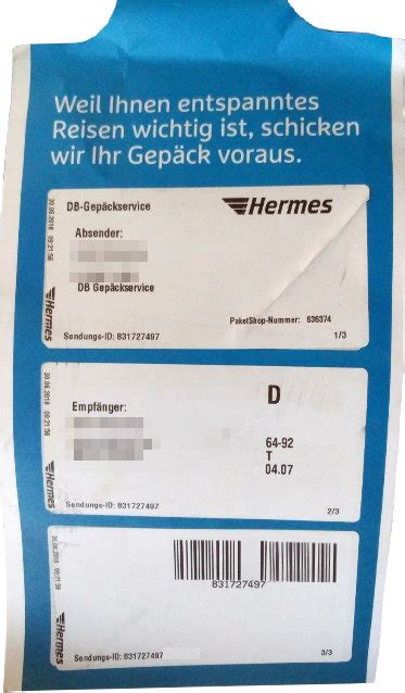 koffer verschicken international hermes